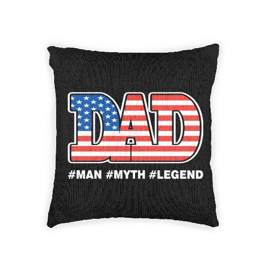 American Dad Unisex Woven Pillows Father Day