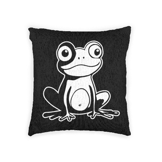 Frog Amphibian Toad Woven Pillows