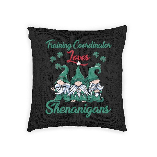 Training Coordinator St. Patrick's Day Woven Pillows