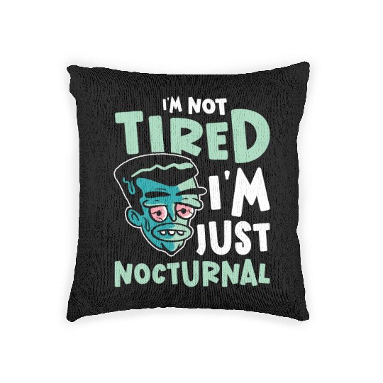 Night Shift Worker Graveyard Duty Woven Pillows