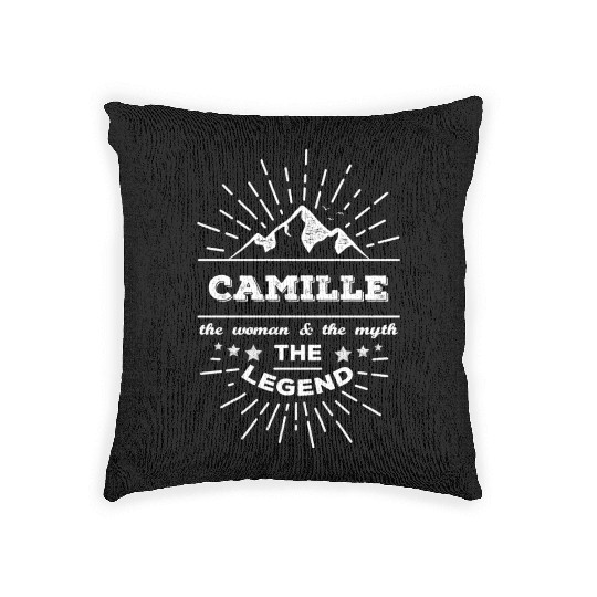 Camille The Woman The Myth The Legend Woven Pillows