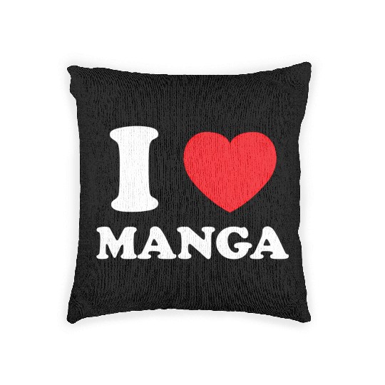 Manga Fan Of Japanese Animation Comics Heart Manga Woven Pillows