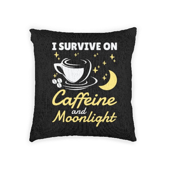 Night Shift Worker Graveyard Duty Woven Pillows