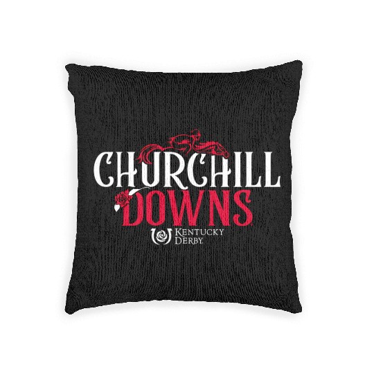 Officially Licensed Kentucky Derby Churchill Woven Pillows
