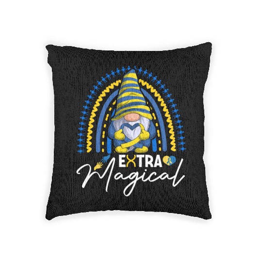Down Syndrome Awareness Day March 21 Extra Magical Woven Pillows
