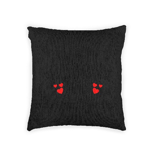 I Love My husband He Bought Me This valentine gift Woven Pillows