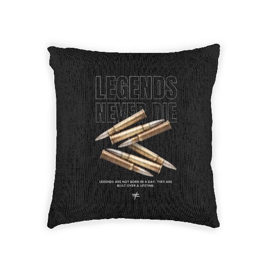 Legends Never Die Woven Pillows