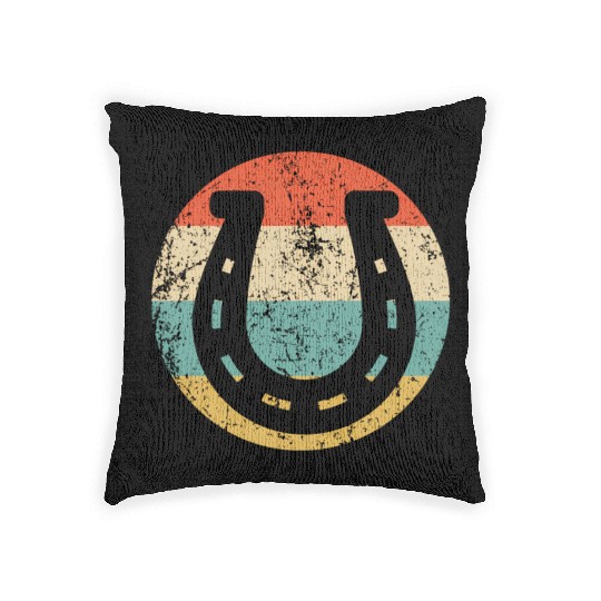 Horseshoe Style Lucky Woven Pillows