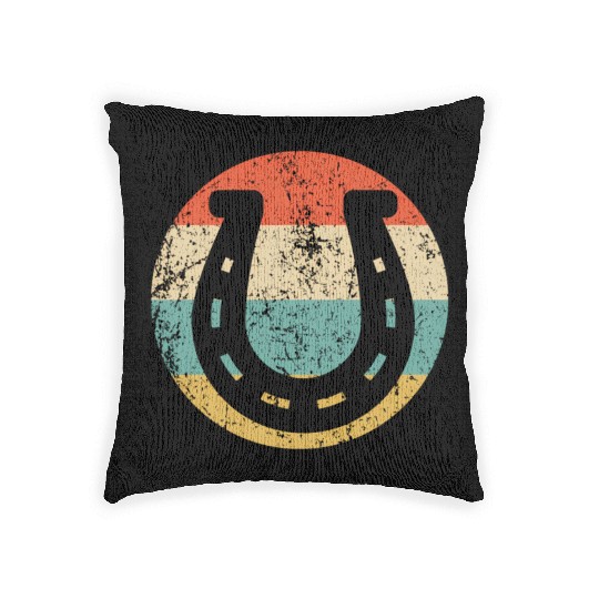 Horseshoe Style Lucky Woven Pillows