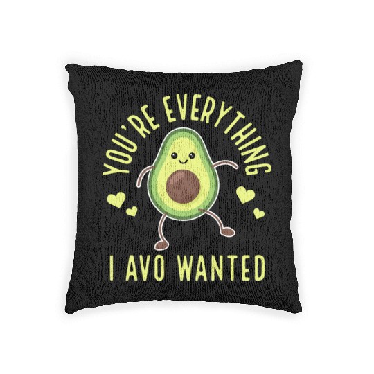 Avocado Lover Cute Gift Woven Pillows
