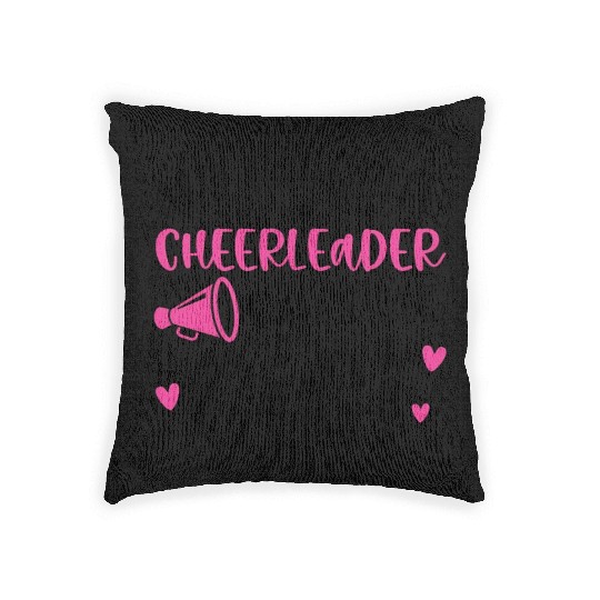 Proud Cheer Gigi Grandma Of A Cheerleader Gigi Woven Pillows