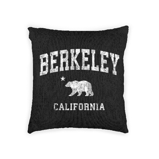 Berkeley California Ca Distressed Sports Woven Pillows
