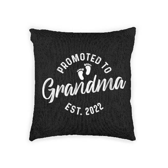 Promoted To Grandma 2022 Promoted To Grandma 2022 Woven Pillows