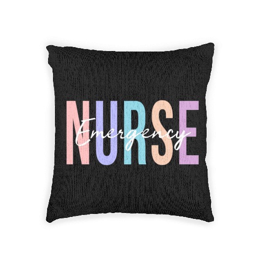 Er Nurse Emergency Room Nurse Registered Nurse Woven Pillows