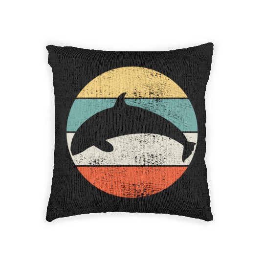 Orca Whale Woven Pillows
