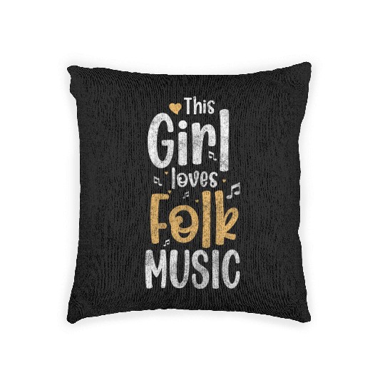 Music Party Orchestra Woven Pillows