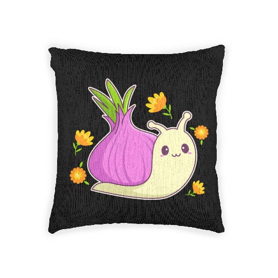 Aesthetic Kawaii Onion Woven Pillows
