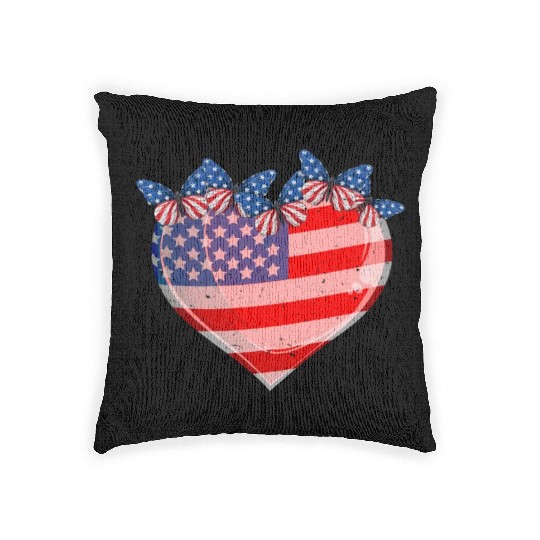 Patriotism Merica Pride US Patriots USA Fan Woven Pillows