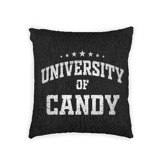 University Of Candy Woven Pillows