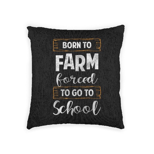 Harvest Field Worker Hard Work Vegetable Woven Pillows