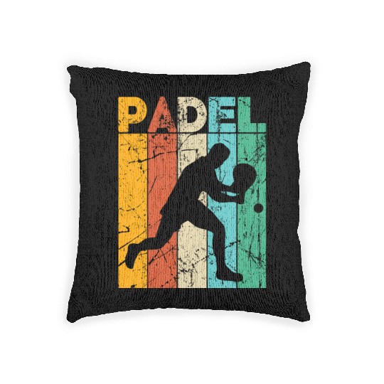 Padel Tennis Paddle Paddleball Padel Platform Woven Pillows