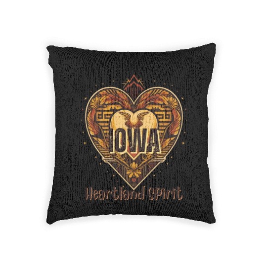 IOWA Heartland Spirit Woven Pillows