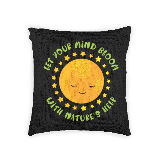 Mental Health Nature Environment Health Awareness Woven Pillows