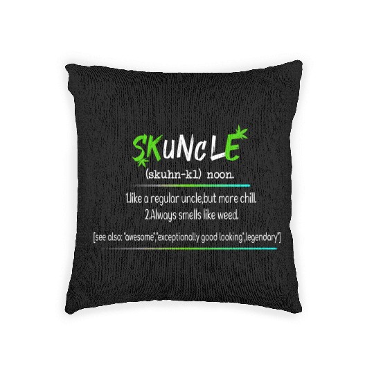 SKUNKLE SKUNCLE UNCLE WEAR Skunkle Woven Pillows