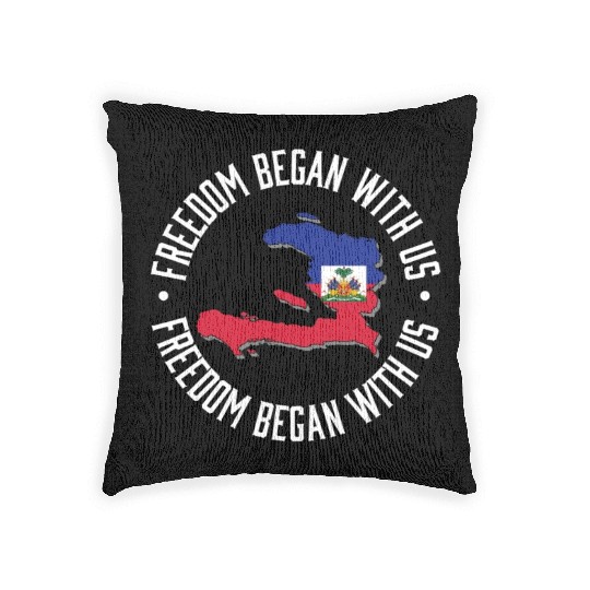 Freedom Began With Us Haiti Heritage Month Woven Pillows
