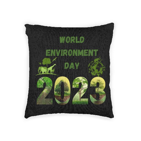 World Environment Day Woven Pillows