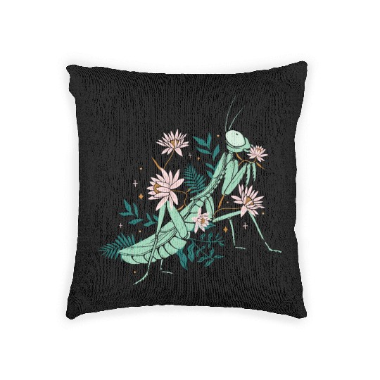 Entomology Entomologists Insect Lover Floral Woven Pillows