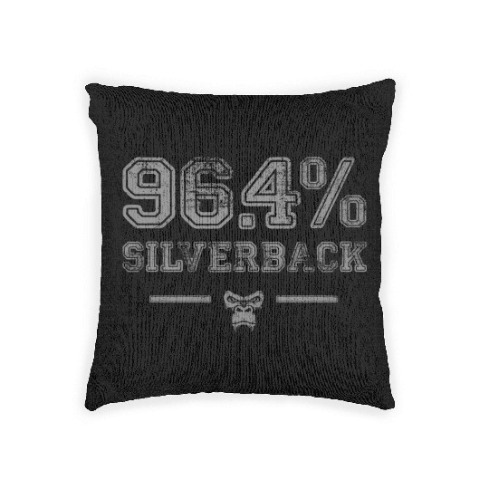 964 Silverback Gorilla Gym Body Building Gym Woven Pillows