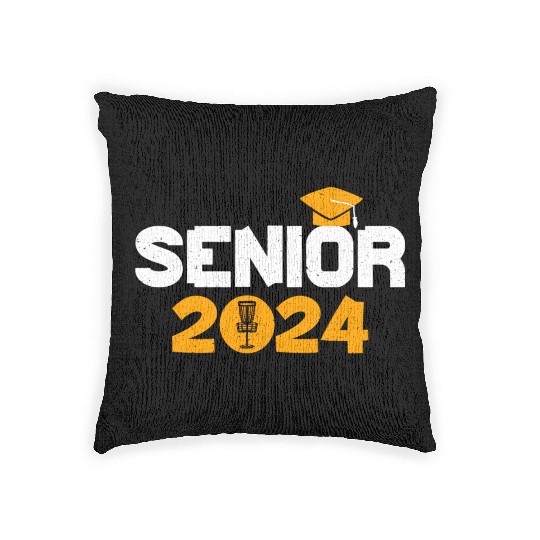 Class Of 2024 Di Golf Graduation 2024 Grad Woven Pillows