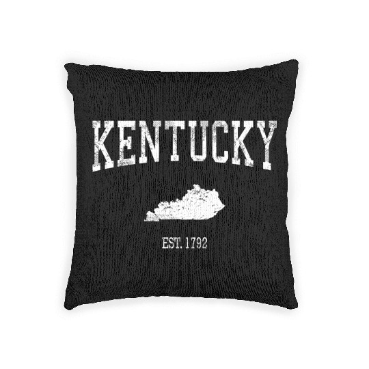 Kentucky Ky Old Sports Woven Pillows