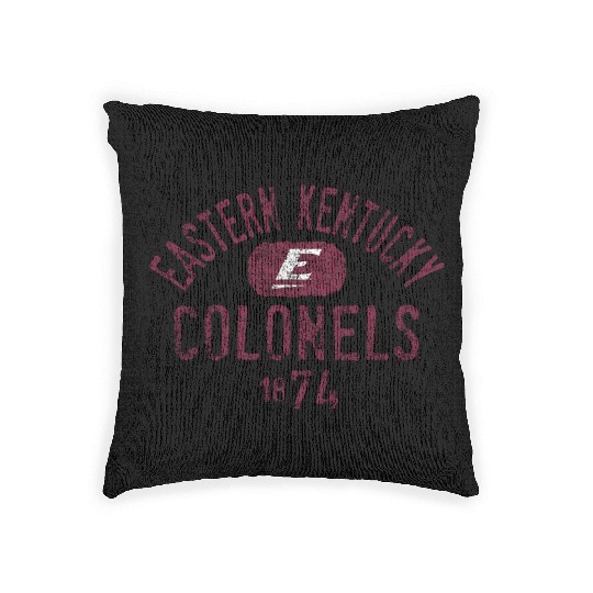 Eastern Kentucky Colonels 1874 Vintage Woven Pillows