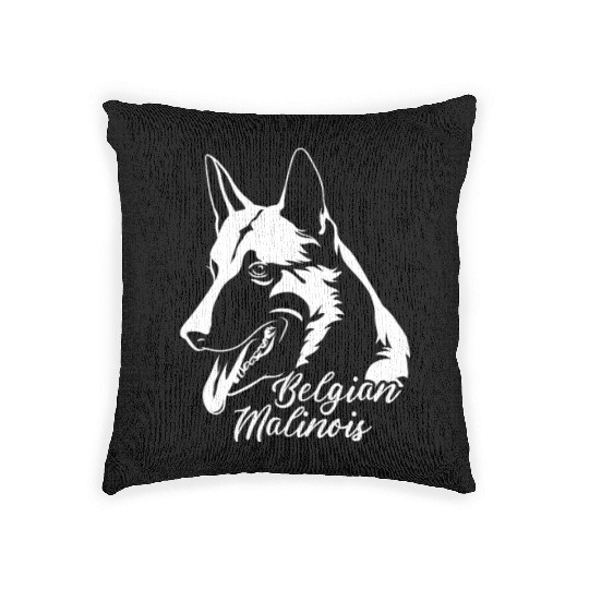Belgian Malinois Woven Pillows