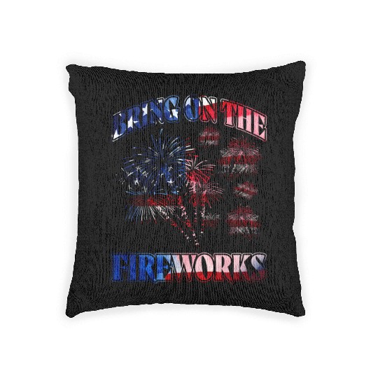Bring on the Fireworks Woven Pillows