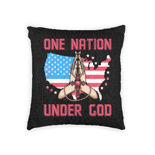 One Nation under God Woven Pillows