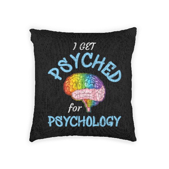 Psyched Psychology Psychologist Woven Pillows