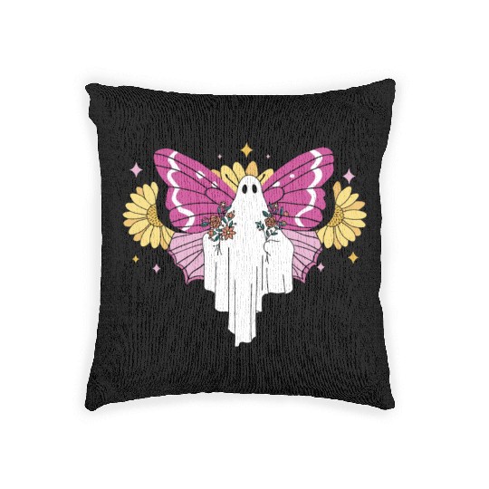 Butterfly Halloween Trick Or Treat Insect Lover Woven Pillows