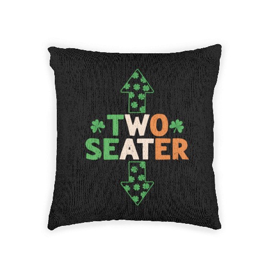 St Patric Day Two Seater St Patric Day Woven Pillows