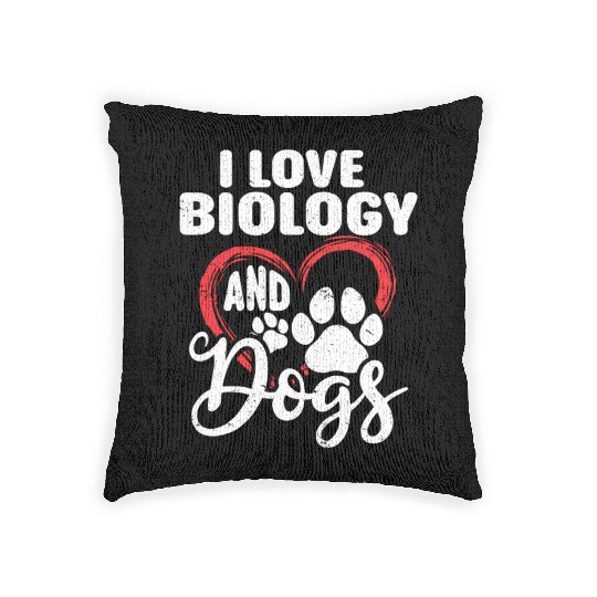 Biology Gift Biologist Woven Pillows