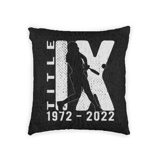 Title Ix 50Th Anniversary Us Education Amendments Woven Pillows