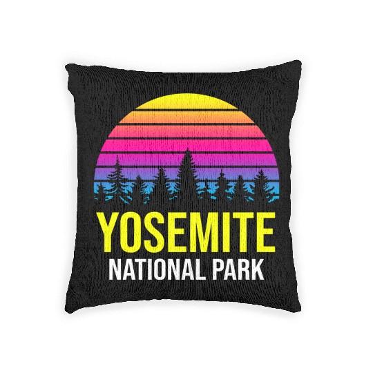 Yosemite National Park Woven Pillows
