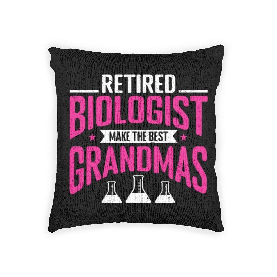 Biology Gift Biologist Woven Pillows