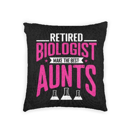 Biology Gift Biologist Woven Pillows