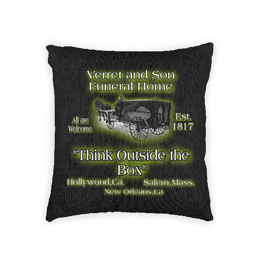 Verret and Son Funeral Home Woven Pillows
