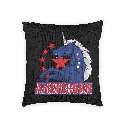 Americorn 4th Of July 1776 Woven Pillows
