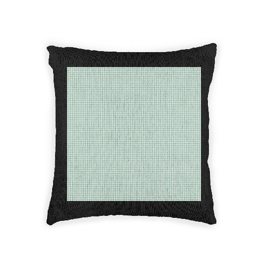 Teal Dots Pattern Woven Pillows