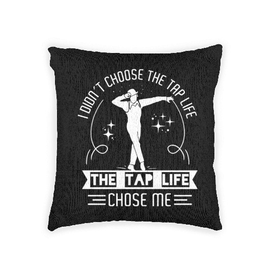 Tap Dancer Tap Dancing Shoes Tap Dance Teacher Woven Pillows